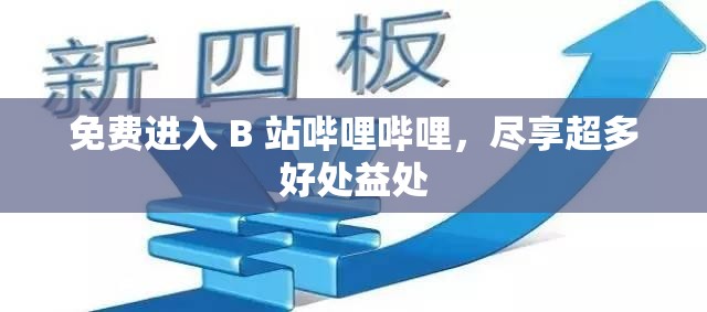 免费进入 B 站哔哩哔哩，尽享超多好处益处