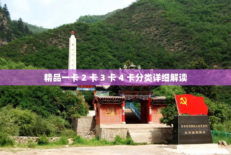 精品一卡 2 卡 3 卡 4 卡分类详细解读