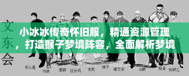小冰冰传奇怀旧服，精通资源管理，打造猴子梦境阵容，全面解析梦境猴子通关攻略