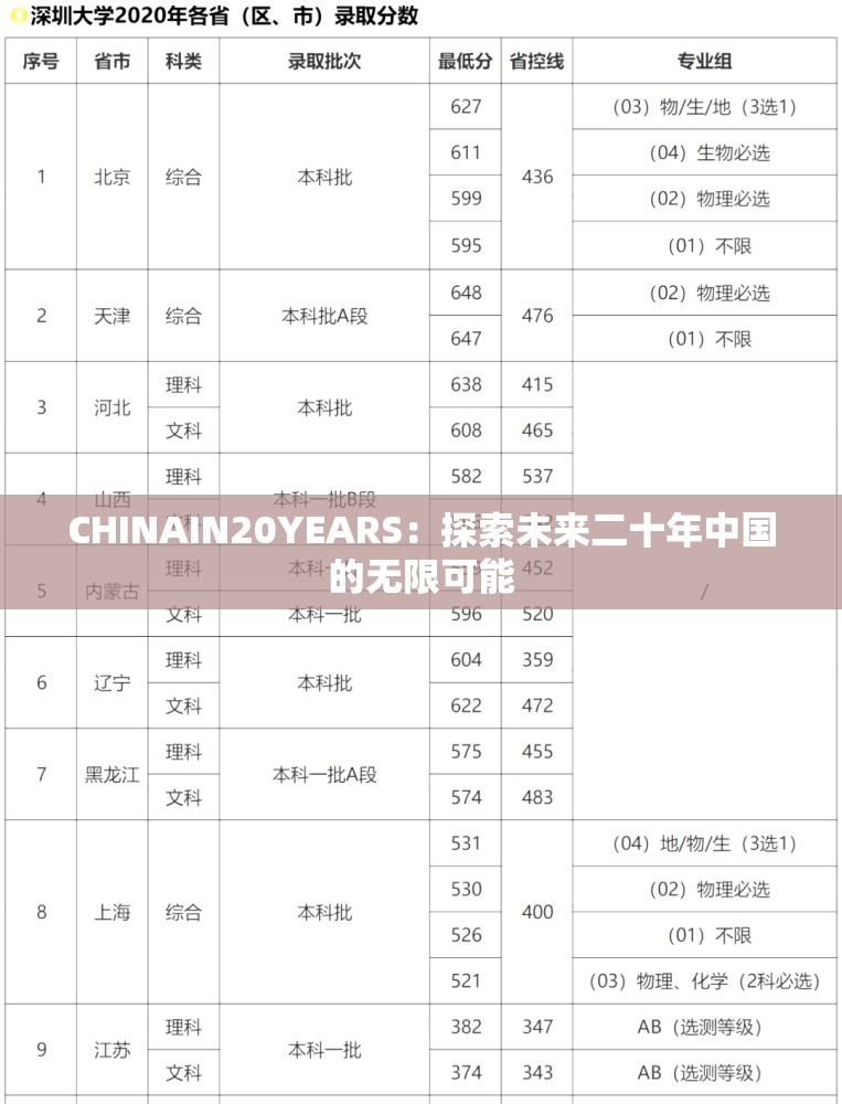 CHINAIN20YEARS：探索未来二十年中国的无限可能