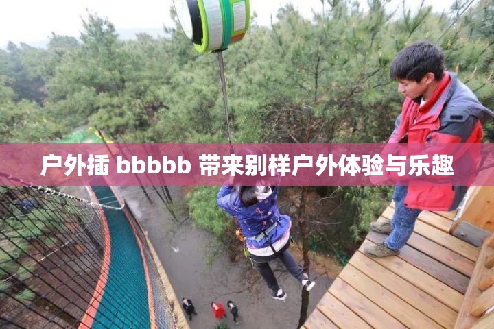 户外插 bbbbb 带来别样户外体验与乐趣