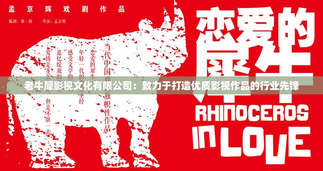 老牛犀影视文化有限公司：致力于打造优质影视作品的行业先锋