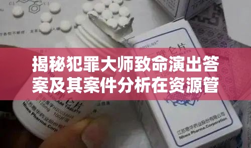 揭秘犯罪大师致命演出答案及其案件分析在资源管理中的关键性应用与技巧