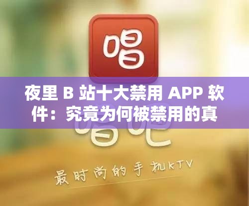 夜里 B 站十大禁用 APP 软件：究竟为何被禁用的真相探寻