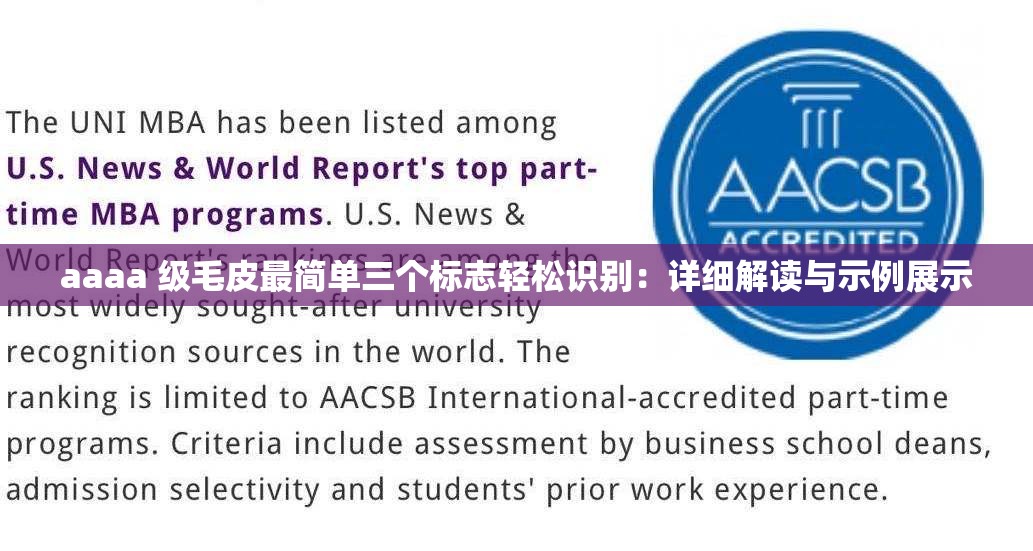 aaaa 级毛皮最简单三个标志轻松识别：详细解读与示例展示