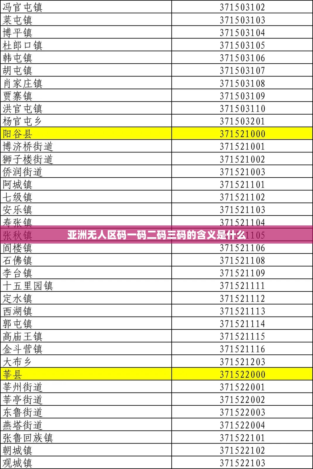 亚洲无人区码一码二码三码的含义是什么