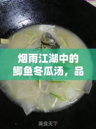 烟雨江湖中的鲫鱼冬瓜汤，品味美食与探索冒险的绝妙交融