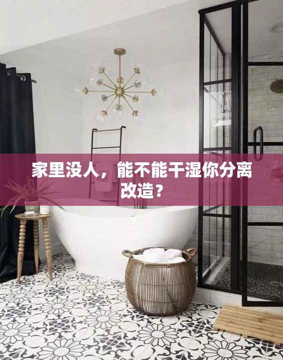 家里没人，能不能干湿你分离改造？