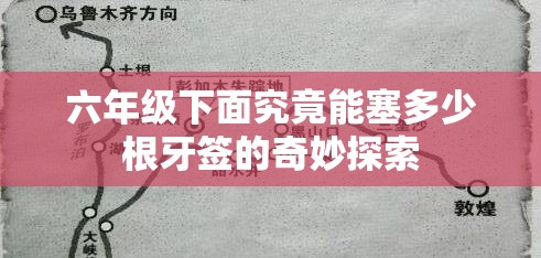 六年级下面究竟能塞多少根牙签的奇妙探索