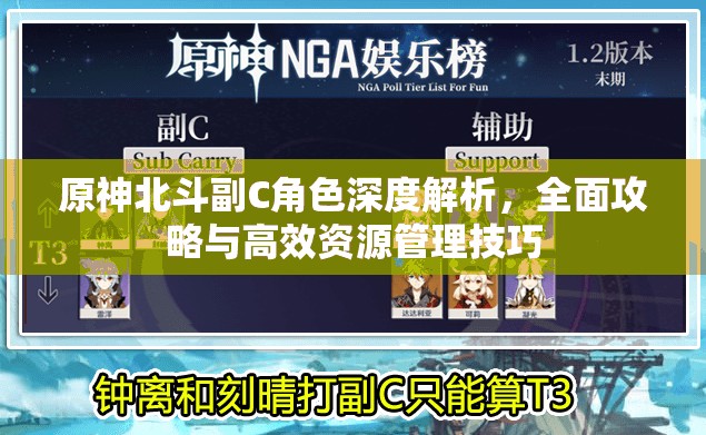 原神北斗副C角色深度解析，全面攻略与高效资源管理技巧