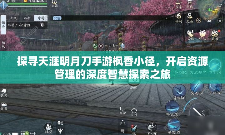 探寻天涯明月刀手游枫香小径，开启资源管理的深度智慧探索之旅