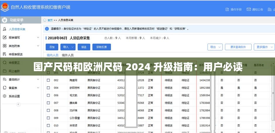 国产尺码和欧洲尺码 2024 升级指南：用户必读