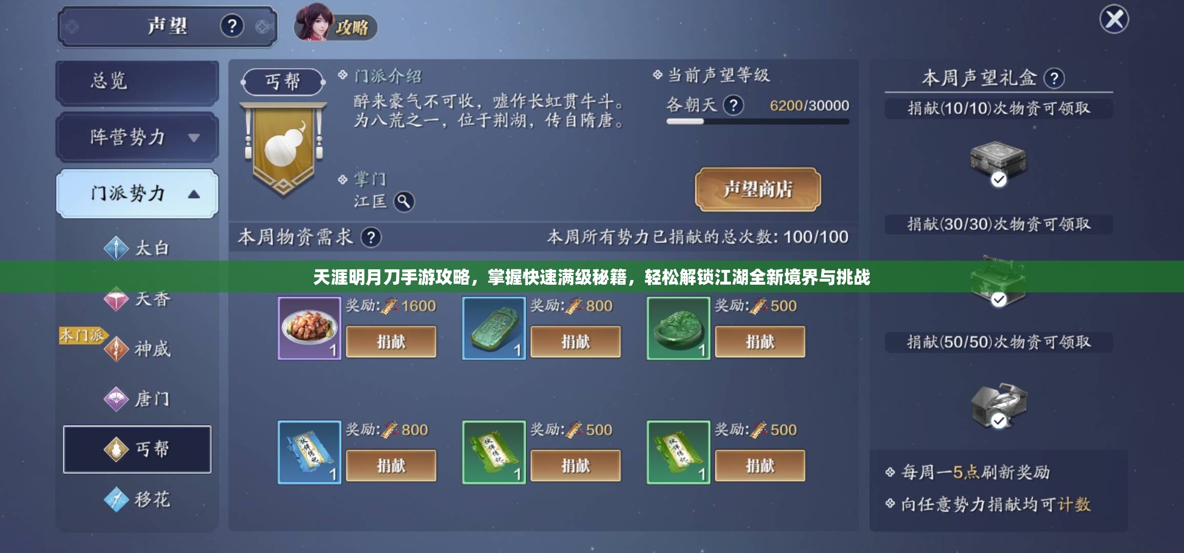 天涯明月刀手游攻略，掌握快速满级秘籍，轻松解锁江湖全新境界与挑战