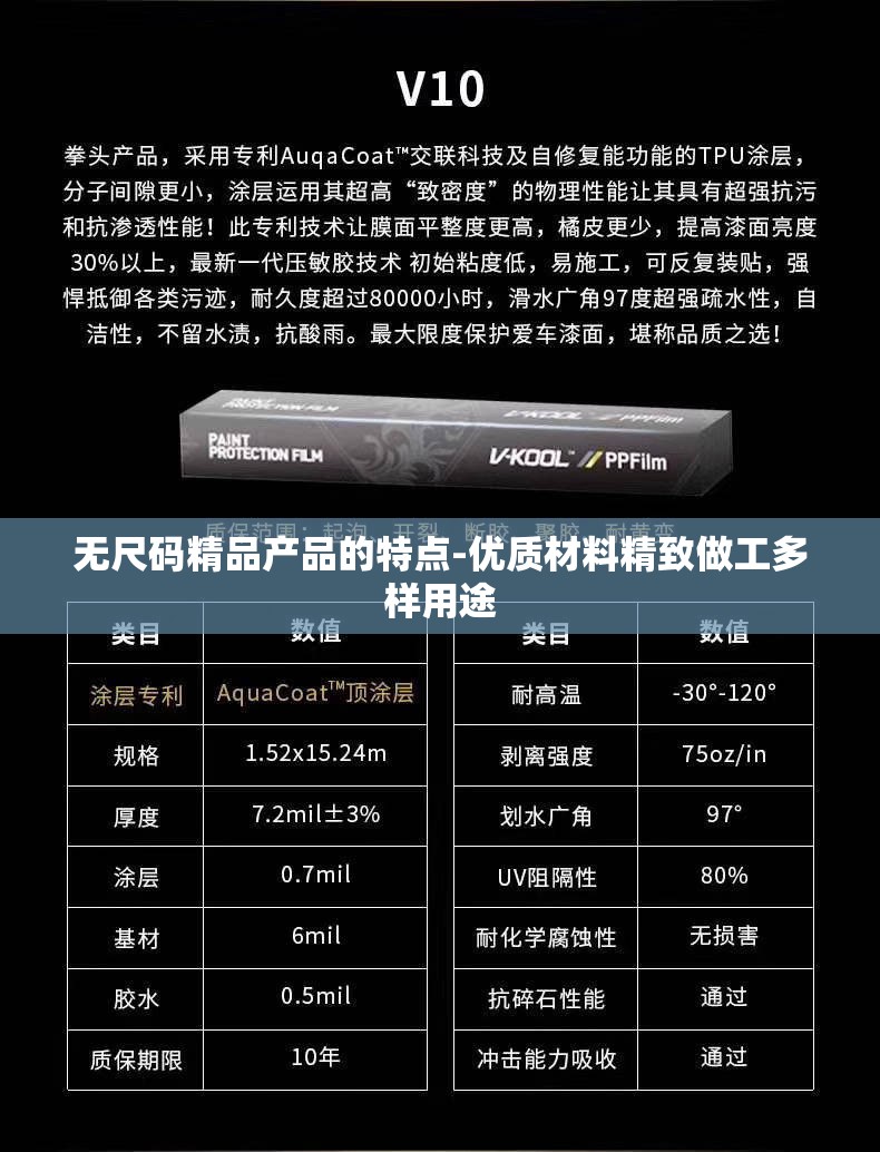 无尺码精品产品的特点-优质材料精致做工多样用途