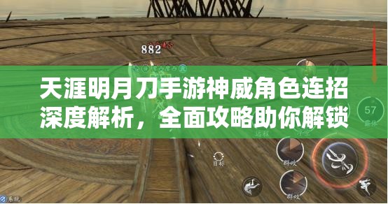 天涯明月刀手游神威角色连招深度解析，全面攻略助你解锁极致战斗潜能