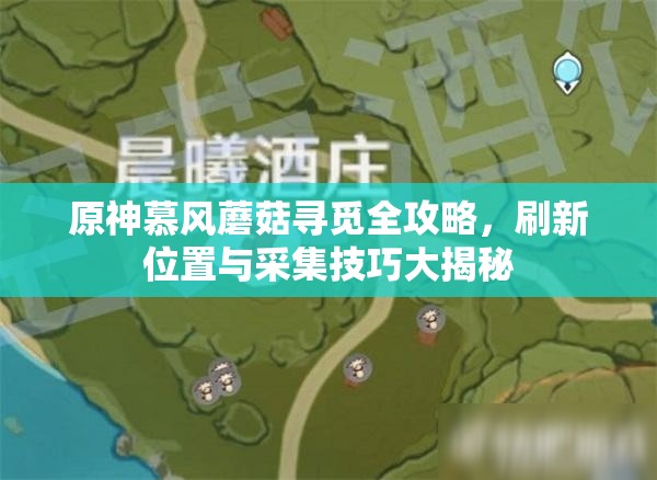 原神慕风蘑菇寻觅全攻略，刷新位置与采集技巧大揭秘