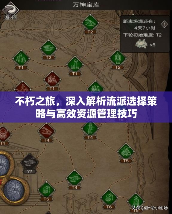不朽之旅，深入解析流派选择策略与高效资源管理技巧