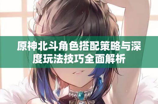 原神北斗角色搭配策略与深度玩法技巧全面解析