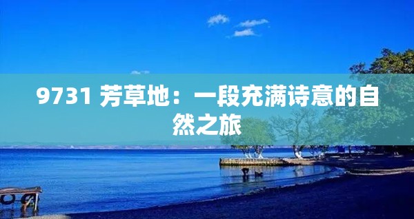9731 芳草地：一段充满诗意的自然之旅