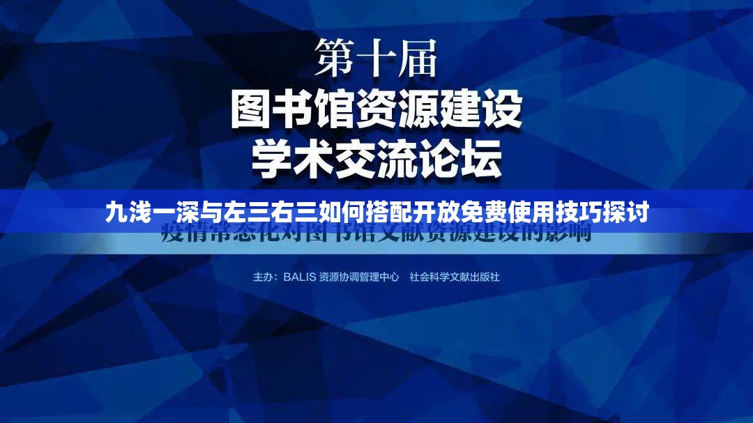 九浅一深与左三右三如何搭配开放免费使用技巧探讨