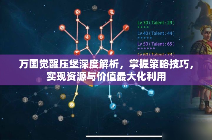 万国觉醒压堡深度解析，掌握策略技巧，实现资源与价值最大化利用