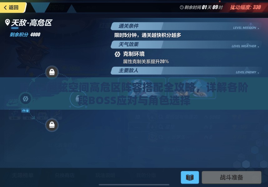 崩坏3超弦空间高危区阵容搭配全攻略，详解各阶段BOSS应对与角色选择