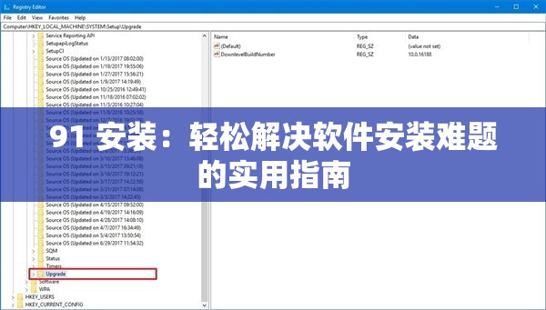 91 安装：轻松解决软件安装难题的实用指南