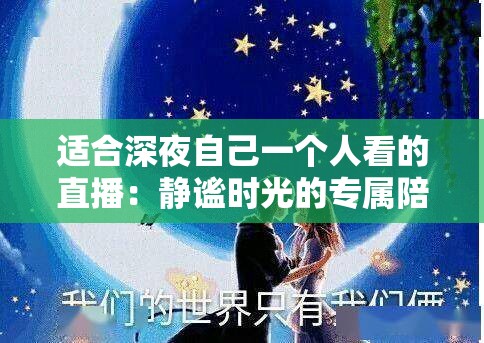 适合深夜自己一个人看的直播：静谧时光的专属陪伴