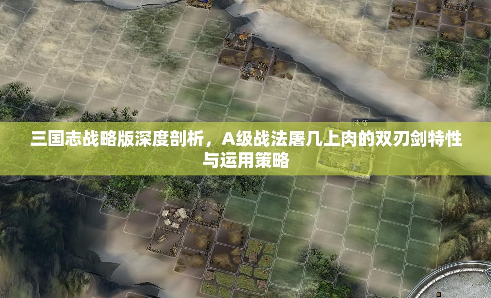 三国志战略版深度剖析，A级战法屠几上肉的双刃剑特性与运用策略