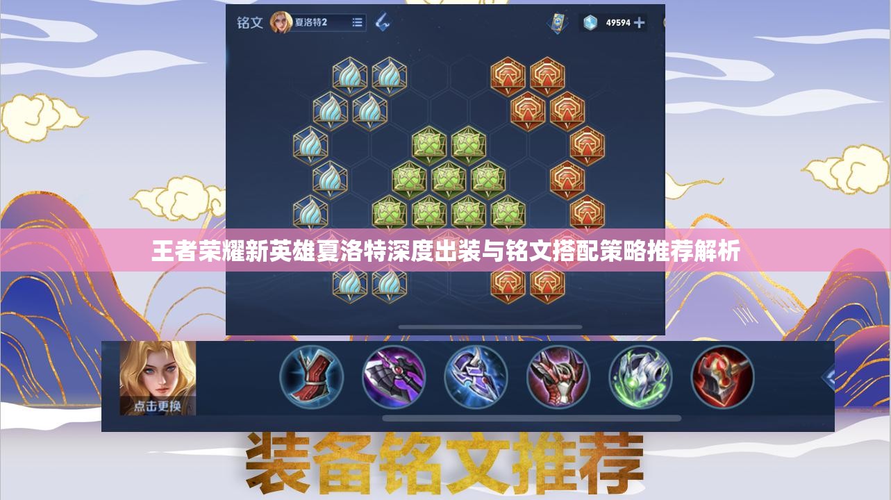 王者荣耀新英雄夏洛特深度出装与铭文搭配策略推荐解析