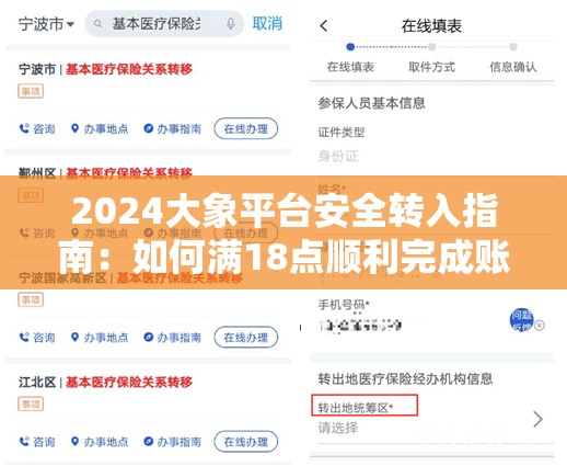 2024大象平台安全转入指南：如何满18点顺利完成账户迁移与操作