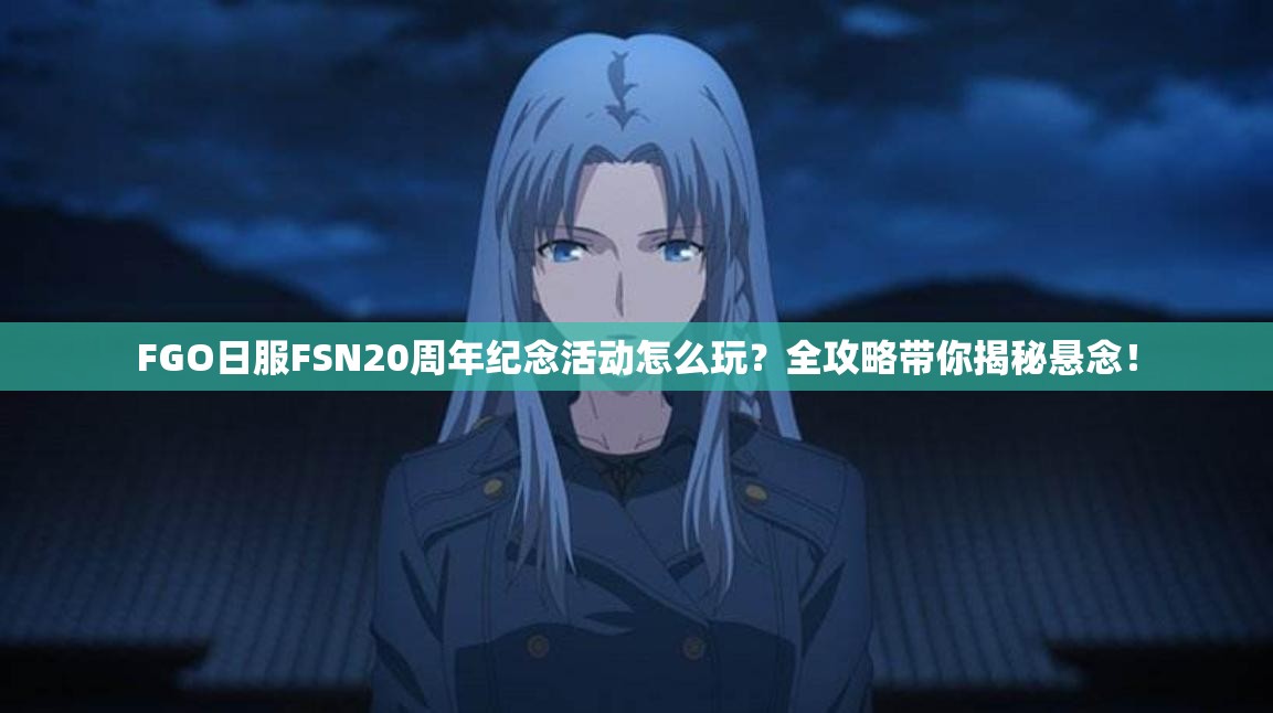 FGO日服FSN20周年纪念活动怎么玩？全攻略带你揭秘悬念！