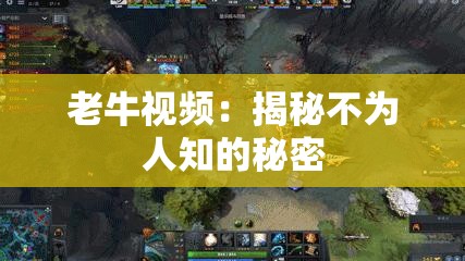 老牛视频：揭秘不为人知的秘密