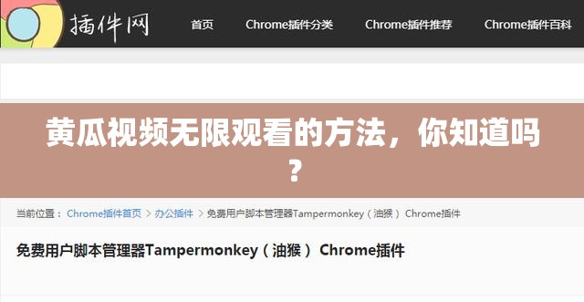 黄瓜视频无限观看的方法，你知道吗？