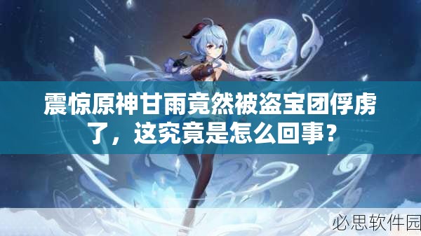 震惊原神甘雨竟然被盗宝团俘虏了，这究竟是怎么回事？