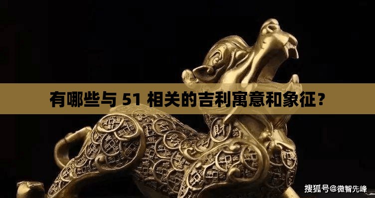 有哪些与 51 相关的吉利寓意和象征？