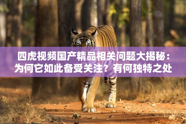 四虎视频国产精品相关问题大揭秘：为何它如此备受关注？有何独特之处？需要强调的是，四虎视频这类网站通常涉及传播低俗内容，是违法和不道德的行为，我们应该坚决抵制和远离