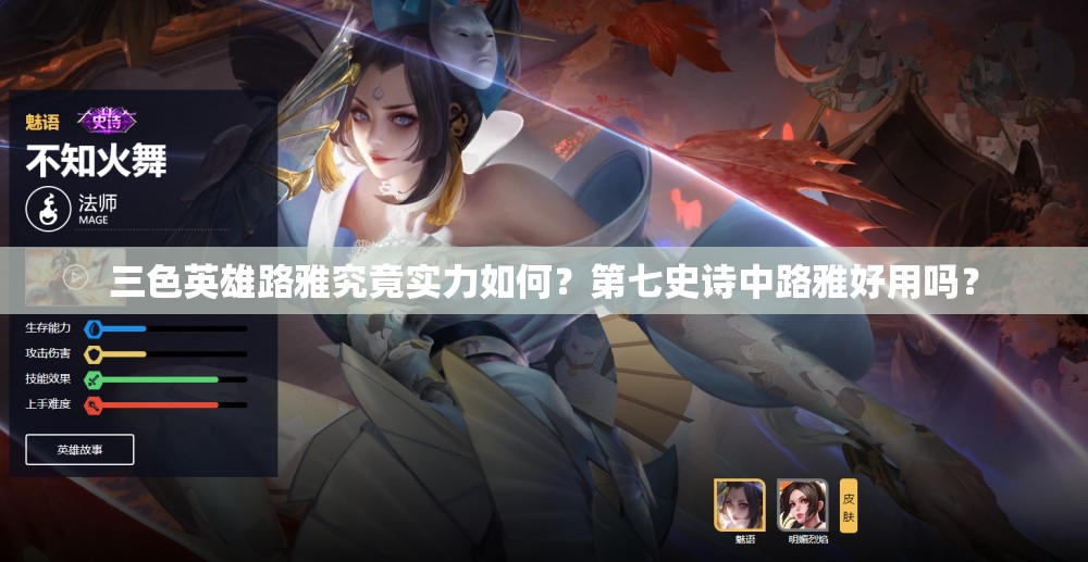 三色英雄路雅究竟实力如何？第七史诗中路雅好用吗？