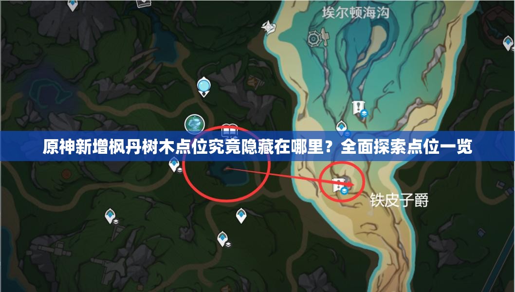 原神新增枫丹树木点位究竟隐藏在哪里？全面探索点位一览
