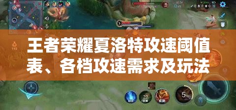 王者荣耀夏洛特攻速阈值表、各档攻速需求及玩法技巧深度解析 王者荣耀夏洛特攻速阈值表、各档攻速需求及玩法技巧深度解析